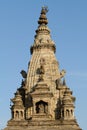 Hindu temple spire Royalty Free Stock Photo