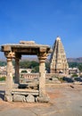 Hindu temple and tower Royalty Free Stock Photo
