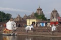 Hindu Temples on the Edge of Sacred Lake