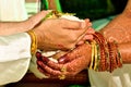 Hindu wedding ritual Royalty Free Stock Photo