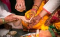 Hindu Wedding Ritual Kanyadaan Royalty Free Stock Photo