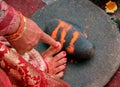 Hindu Wedding Rituals Royalty Free Stock Photo
