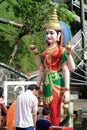 Hindu worshippers praying, Mauritius Royalty Free Stock Photo