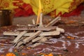 Hindu wedding vivah Yagya Royalty Free Stock Photo