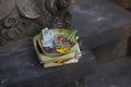 Hinduism - offerings and gifts to god in the temple Royalty Free Stock Photo