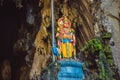 Hinduism statue of temple at Batu Caves in Kuala Lumpur