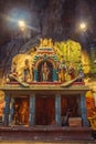 Hinduism statue of temple at Batu Caves in Kuala Lumpur