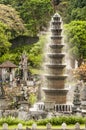 Hinduist temple details in Bali Indonesia