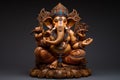 Hinduistic sculpture ganesha. Generate Ai