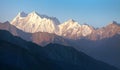 Hindukush or hindu kush mountain ridge, afghanistan Royalty Free Stock Photo