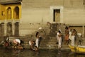 Morning Bathe on the Ghats of Varanasi