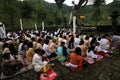 Hindus pray