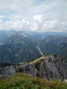 Hinking on the Seebergspitze, a mountain in tyrol, Austria Royalty Free Stock Photo