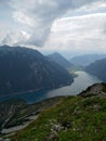 Hinking on the Seebergspitze, a mountain in tyrol, Austria Royalty Free Stock Photo