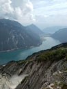 Hinking on the Seebergspitze, a mountain in tyrol, Austria Royalty Free Stock Photo