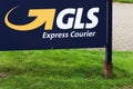 GLS logo on a signboard