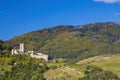 Hinterhaus castle ruins (Ruine Hinterhaus), Spitz, Wachau, UNESCO site, Lower Austria, Austria Royalty Free Stock Photo