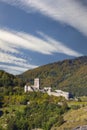 Hinterhaus castle ruins (Ruine Hinterhaus), Spitz, Wachau, UNESCO site, Lower Austria, Austria Royalty Free Stock Photo