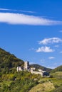 Hinterhaus castle ruins (Ruine Hinterhaus), Spitz, Wachau, UNESCO site, Lower Austria, Austria Royalty Free Stock Photo