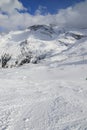 Hintertux ski area Royalty Free Stock Photo