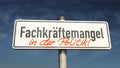 German information sign: \