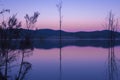 Hinze dam at dusk Royalty Free Stock Photo