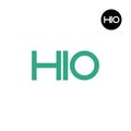 HIO Logo Letter Monogram Design Royalty Free Stock Photo