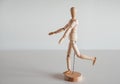 Hip extension on wooden model, Gluteus Maximus, Hamstrings, Biceps Femoris, Semitendinosus muscles