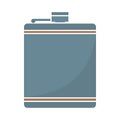 Hip Flask Vector Royalty Free Stock Photo