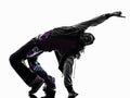 Hip hop acrobatic break dancer breakdancing young man handstand Royalty Free Stock Photo