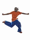 Hip hop acrobatic break dancer breakdancing young Royalty Free Stock Photo