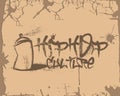 Urban Hip Hop Culture Graffiti Royalty Free Stock Photo