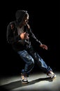 Hip Hop Dancer Performing Royalty Free Stock Photo