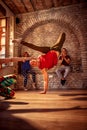 Hip hop dancer performing Royalty Free Stock Photo