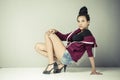 Hip-Hop Fashion Girl Royalty Free Stock Photo