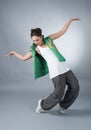 Hip hop female performing Royalty Free Stock Photo