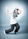 Hip hop female performing Royalty Free Stock Photo