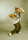 Hip hop female performing Royalty Free Stock Photo