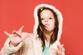 Hip-hop girl Royalty Free Stock Photo