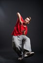 Hip-hop guy Royalty Free Stock Photo