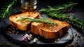 Hip-hop Inspired Toast With Rosemary And Honey