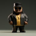 Hip-hop Inspired Toy Figure With Yellow Sunglasses