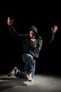 Hip Hop Man Dancing Royalty Free Stock Photo