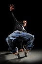 Hip Hop Man Dancing Royalty Free Stock Photo