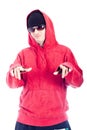 Hip Hop man pointing at you Royalty Free Stock Photo