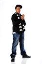 Hip Hop Man Posing Royalty Free Stock Photo