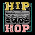 Hip hop print Royalty Free Stock Photo