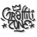 Hip Hop Related Tag Graffiti Influenced Label Sign Logo Lettering for t shirt or sticker on a white background. Vecto Royalty Free Stock Photo