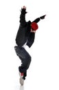 Hip-hop style dancer Royalty Free Stock Photo