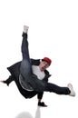 Hip-hop style dancer Royalty Free Stock Photo